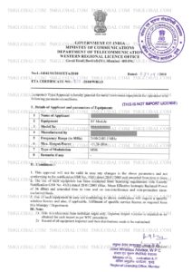 Wireless Regulatory Services in India