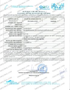 Nicaragua Wireless Regulatory Services